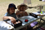 Creative station with insect coloring, stamps, and motifs ©KomBioTa