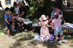 Children’s coloring station at the KomBioTa stand ©KomBioTa